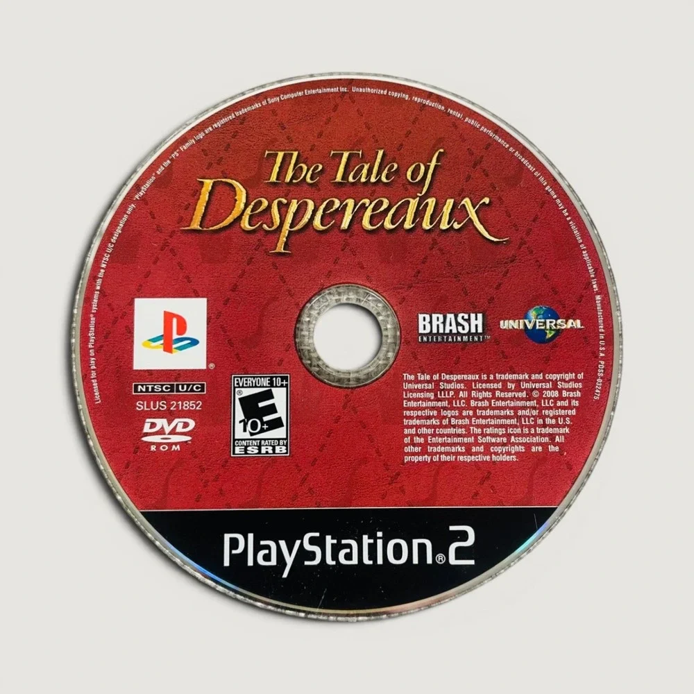 The Tale of Despereaux PS2 PlayStation 2 Disc Only 2008 Video Game